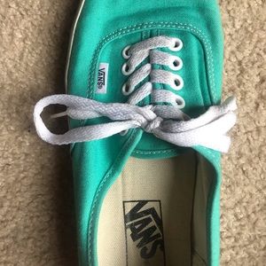 Teal Vans